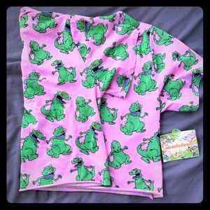 Bright pink reptar Nickelodeon top